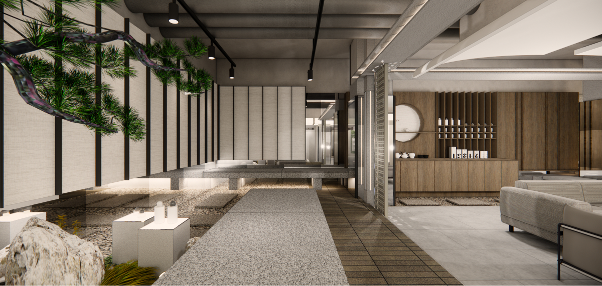 Interior detail at KLEAM Myeongdong